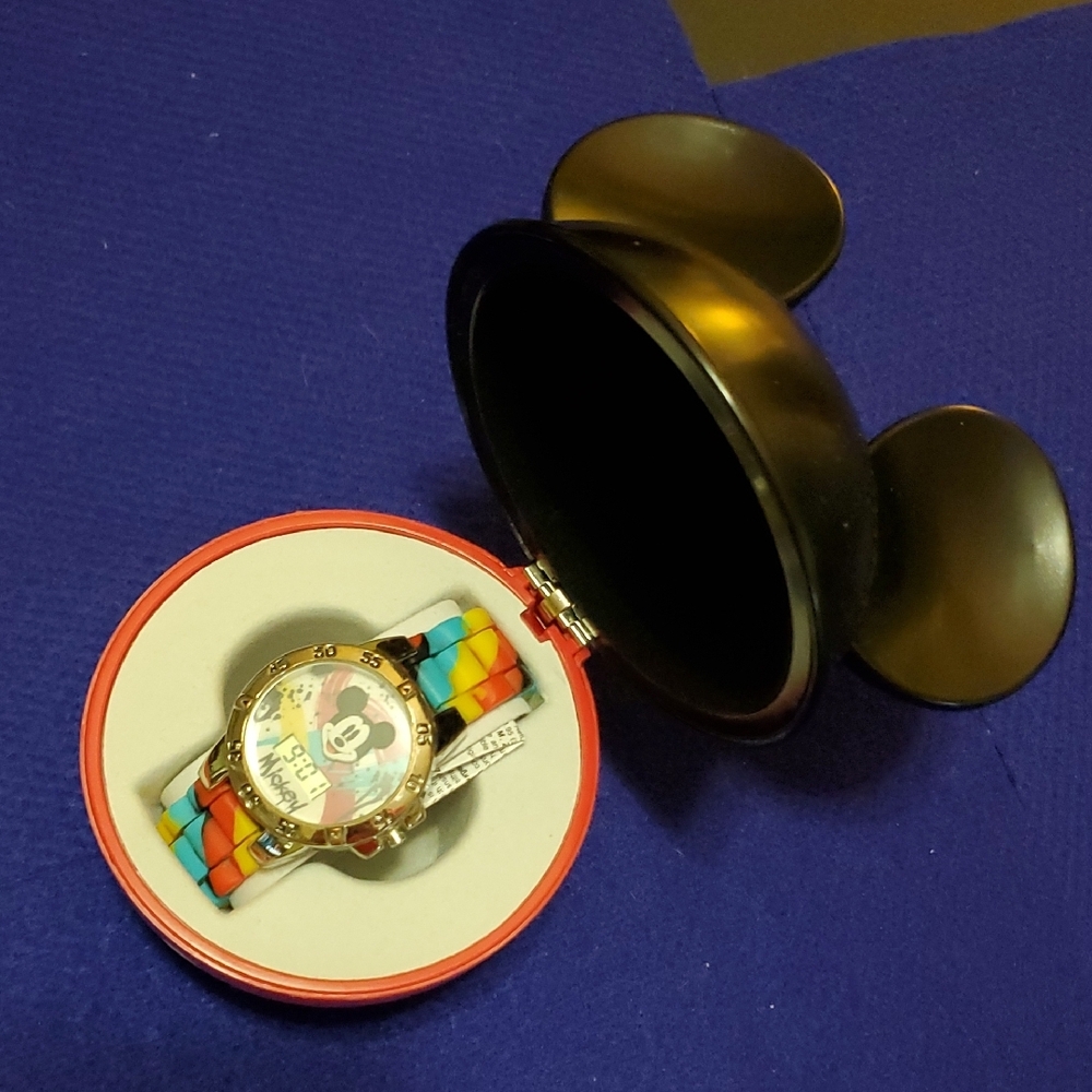 Colorful Mickey Mouse Watch - Picture 3 of 5